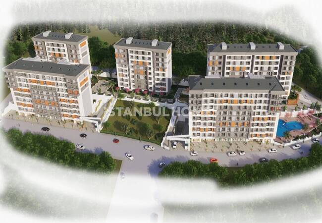 آپارتمان با منظره دریا و جزایر در مجتمعی در مالتپه استانبول 3