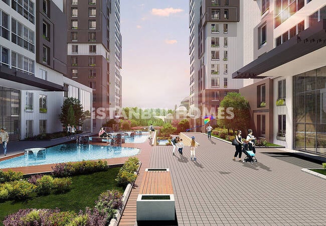 Nouveaux Immobiliers Dans Résidence Avec Piscine À Istanbul 3