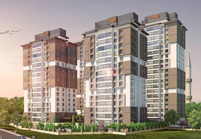 New Properties in a Complex with Pool in Bagcilar Istanbul