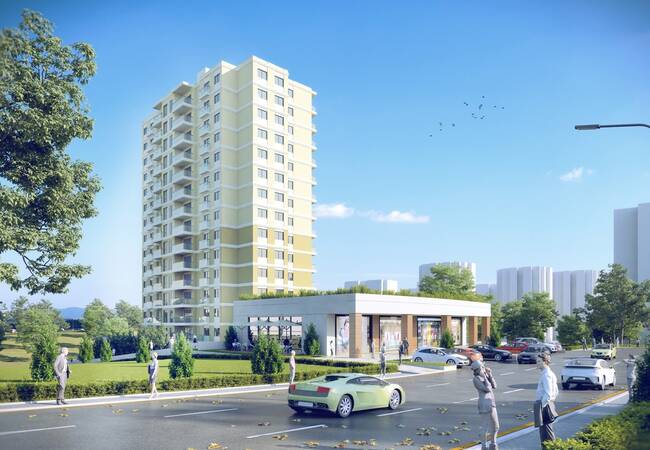 Flats with En-suite Bathroom and Balcony in Avcilar Istanbul