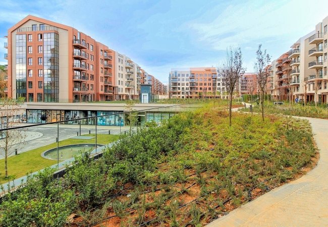 Natur - Waldblick Wohnungen Im Komplex In Cekmekoy Istanbul
