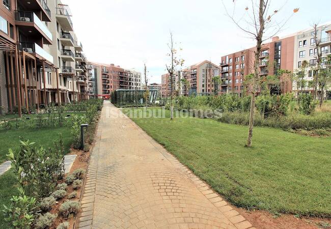 شقق مطلة على الطبيعة والغابات مع مجمع سكني في اسطنبول 12