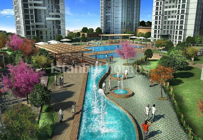 Apartments in a Complex with a Pool and Security in Esenyurt 2