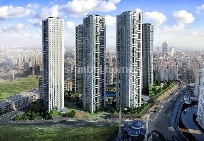 Apartments in a Complex with a Pool and Security in Esenyurt 3