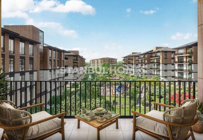 شقق في مجمع سكني مع مسبح وأمن في باشاك شهير 2