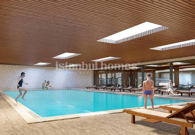 Flats in Complex with Pool in Maltepe Istanbul 5