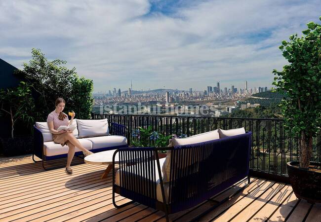 Flats in Complex with Pool in Maltepe Istanbul 6
