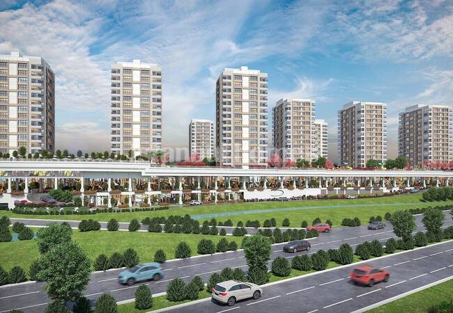Flats Close to Main Road and Metro Station in Cekmekoy, Istanbul