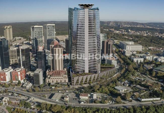 Квартиры в проекте с видом на 3 моста в Стамбуле, Сарыер 1