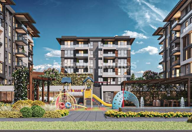 آپارتمان هایی در یک مجتمع با استخر در نزدیکی فرودگاه در استانبول، پندیک 7