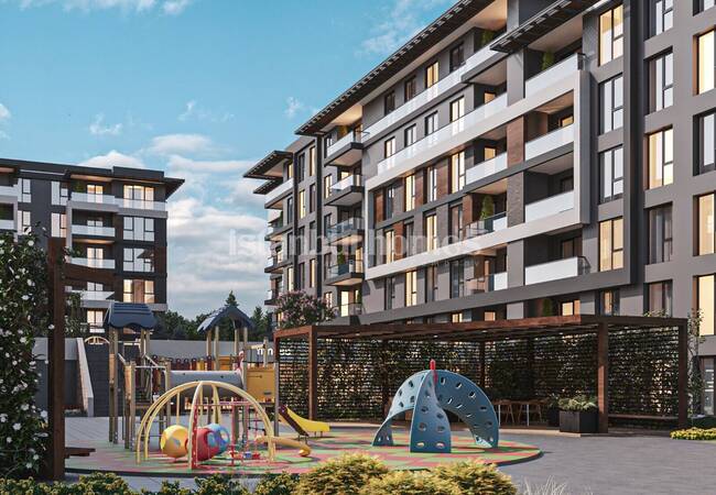 آپارتمان هایی در یک مجتمع با استخر در نزدیکی فرودگاه در استانبول، پندیک 8