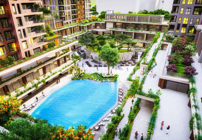 Bahçelievler'de Tramvaya Yakın Avm'li Projeden Lüks Daireler 2