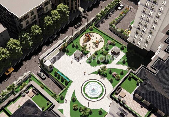 Квартиры в проекте с бассейном в Стамбуле, Эюпсултан 5