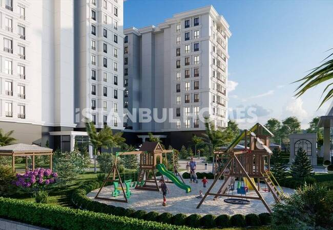 Квартиры в проекте с бассейном в Стамбуле, Эюпсултан 6