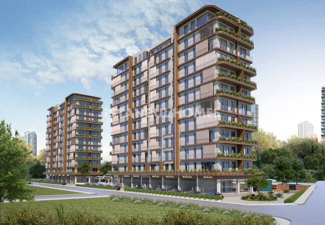 Immobiliers Commerciaux Dans Projet Mixte À Istanbul Kagithane 1