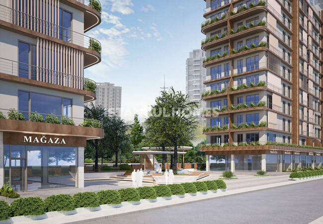 Immobiliers Commerciaux Dans Projet Mixte À Istanbul Kagithane 4