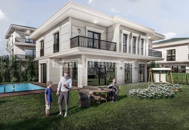 خانه های مستقل با استخر و حیاط در استانبول، بویوک چکمجه 1