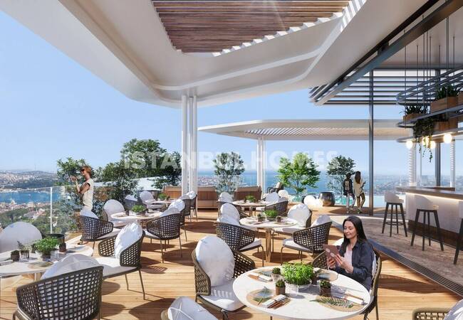 Beşiktaş Barbaros Bulvarı Üzerinde Boğaz Manzaralı Daireler 7