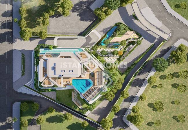 Beşiktaş Barbaros Bulvarı Üzerinde Boğaz Manzaralı Daireler 8