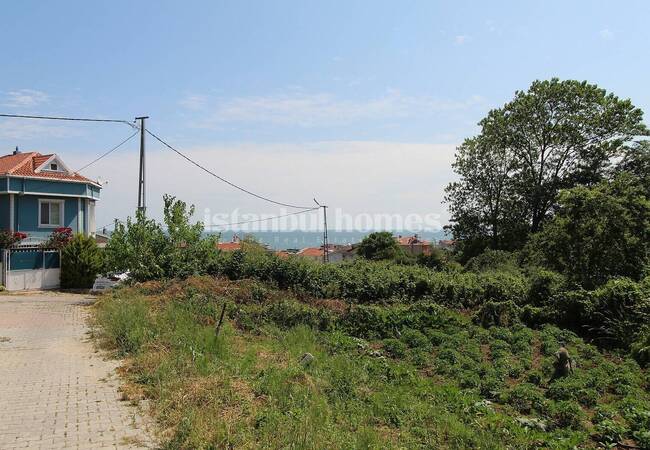 Arnavutköy'de Villa Yapımına Uygun Deniz Manzaralı Arsa
