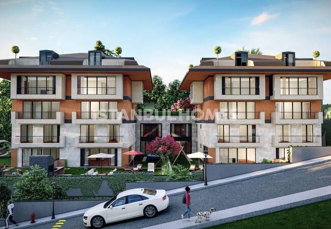 Квартиры в Комплексе с Концепцией Виллы в Стамбуле Ускюдар 1