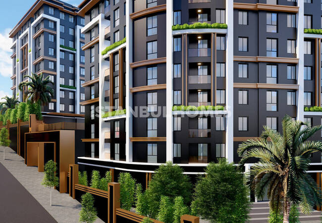 Flats in Complex Near E-5 Highway in Pendik Istanbul 6