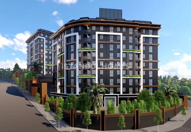 Flats in Complex Near E-5 Highway in Pendik Istanbul 2