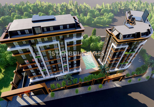 Flats in Complex Near E-5 Highway in Pendik Istanbul 5