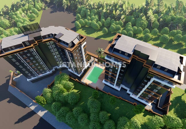 Flats in Complex Near E-5 Highway in Pendik Istanbul 4