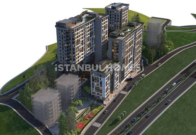 Propriété 1 Chambre En Complexe Avec Piscine À Istanbul Kagithane 4