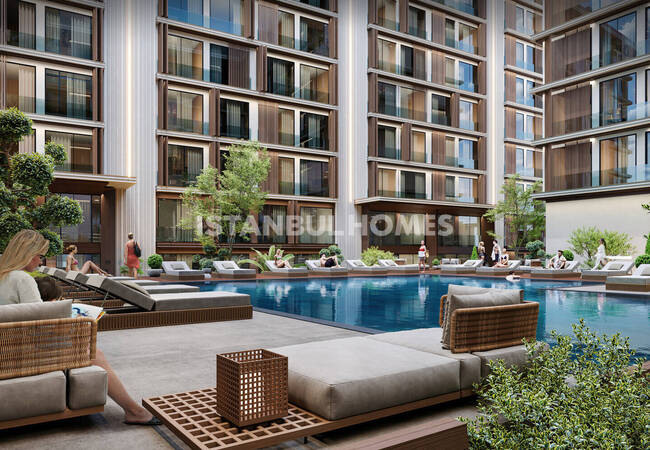 Sea View Apartments in Complex with Pool in Istanbul Tuzla 16