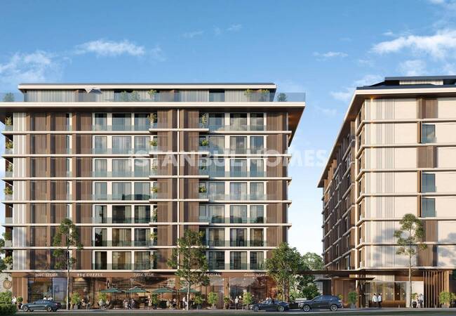 Sea View Apartments in Complex with Pool in Istanbul Tuzla 1