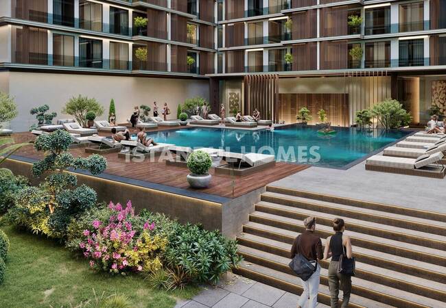 Sea View Apartments in Complex with Pool in Istanbul Tuzla 12