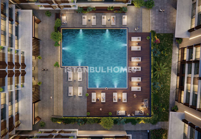 Sea View Apartments in Complex with Pool in Istanbul Tuzla 13