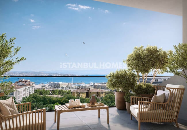 Sea View Apartments in Complex with Pool in Istanbul Tuzla 11