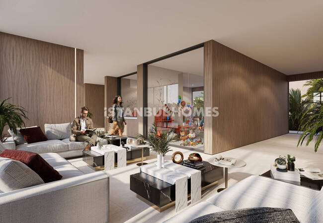 Sea View Apartments in Complex with Pool in Istanbul Tuzla 17