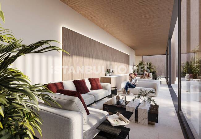 Sea View Apartments in Complex with Pool in Istanbul Tuzla 18