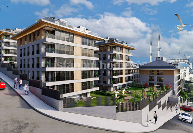 City-view Flats with Horizontal Architecture in Istanbul Uskudar