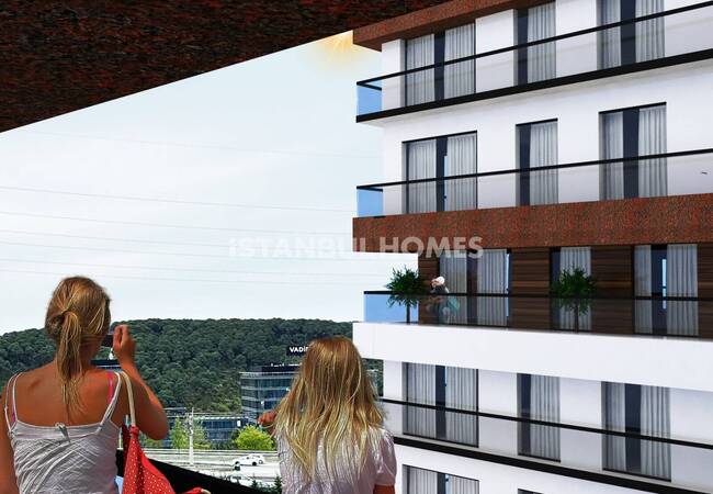 Investment Flats in Comprehensive Project in Istanbul Kagithane 2