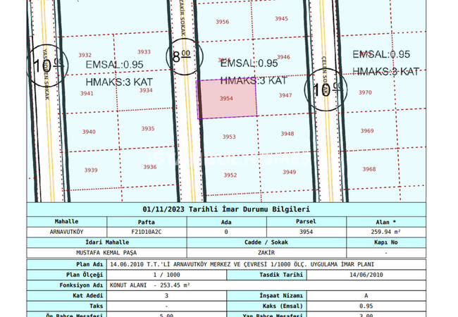 Residential Land with Construction Permit in Istanbul Arnavutkoy 6