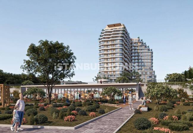 Flats in Complex with Pools and Lake Views in Istanbul Buyukcekmece