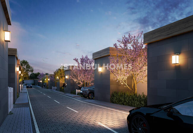 İstanbul Arnavutköy'de Özel Bahçeli ve Göl Manzaralı Evler 8