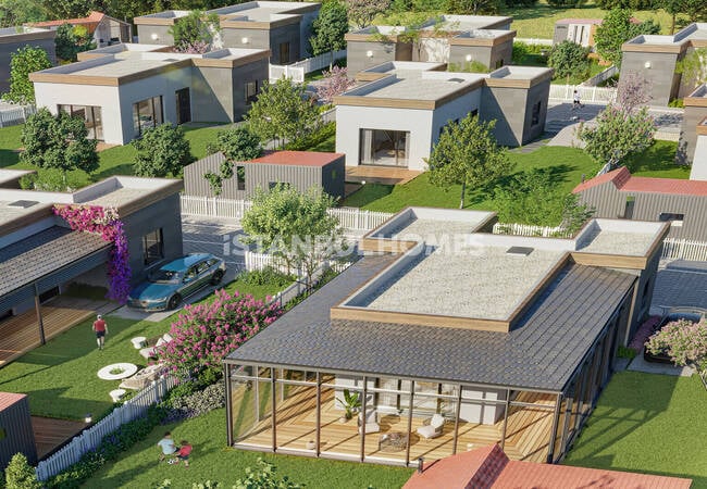 İstanbul Arnavutköy'de Özel Bahçeli ve Göl Manzaralı Evler 10