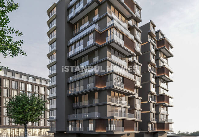Flats in a Complex with Security in Kagithane Istanbul 2