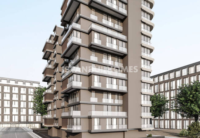 Flats in a Complex with Security in Kagithane Istanbul 3