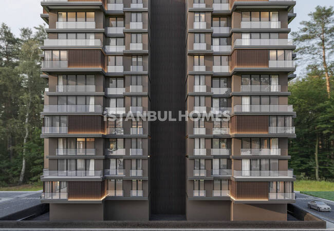Flats in a Complex with Security in Kagithane Istanbul 4