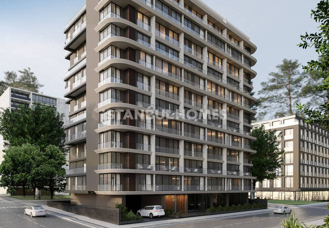Flats in a Complex with Security in Kagithane Istanbul 6