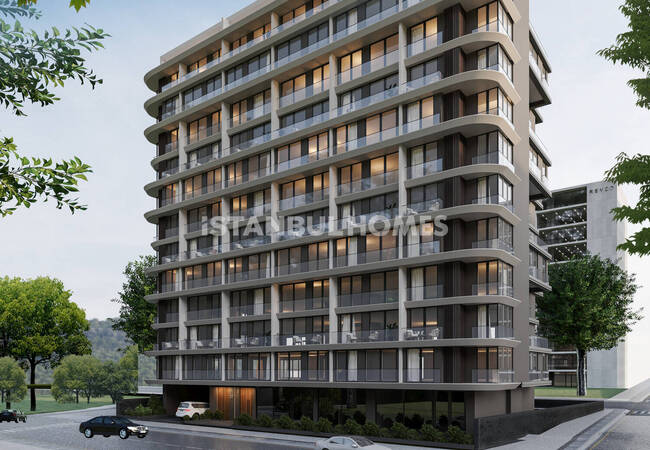 Flats in a Complex with Security in Kagithane Istanbul 1