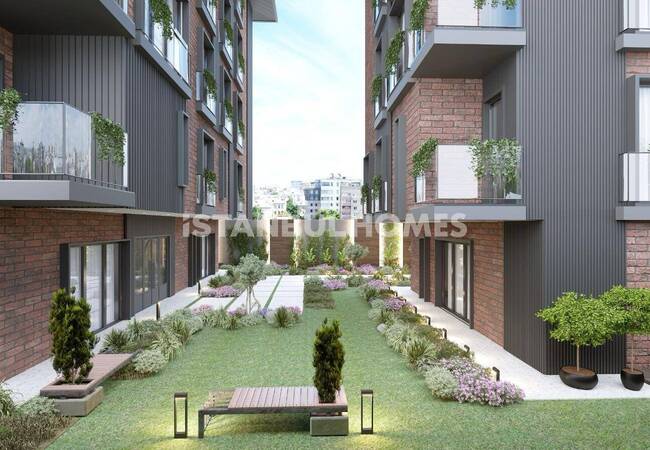 Bosphorus View-flats with Private Gardens in Uskudar Istanbul 6