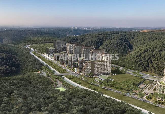 آپارتمان های شیک در یک پروژه با امکانات رفاهی در ساریر استانبول 3